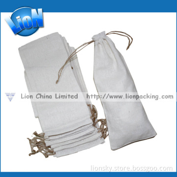 Jewelry Drawstring Cotton Linen Bag (L-068)